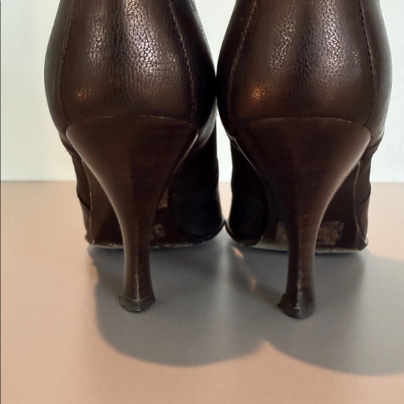 Donald J. Pliner Dark Brown Heeled Boots - Picture 5 of 10